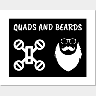 Quads and Beards Posters and Art